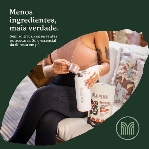 Superfoods Em Pó Cacau Selvagem Cupuaçu Cumaru 360g - Mahta