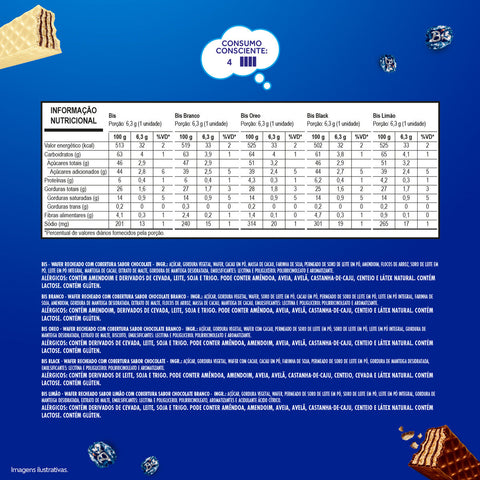 Bis Chocolates Sortidos Pacote 119,7g