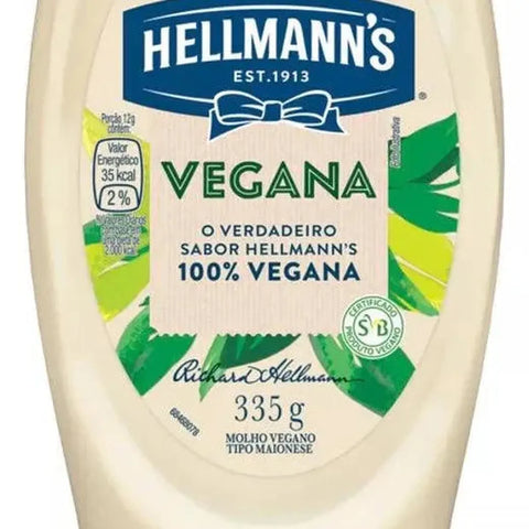 Molho Tipo Maionese Vegano Hellmann's Squeeze 335g