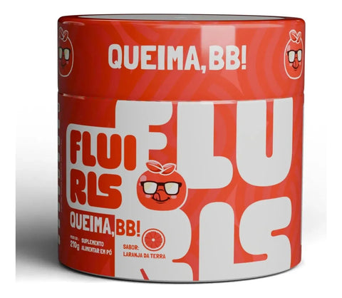 Fluiris Queima Bb Suplemento Pó 210g Sabor Laranja Da Terra