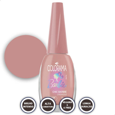 Esmalte Colorama Coleção Barbie Completa Kit c/6