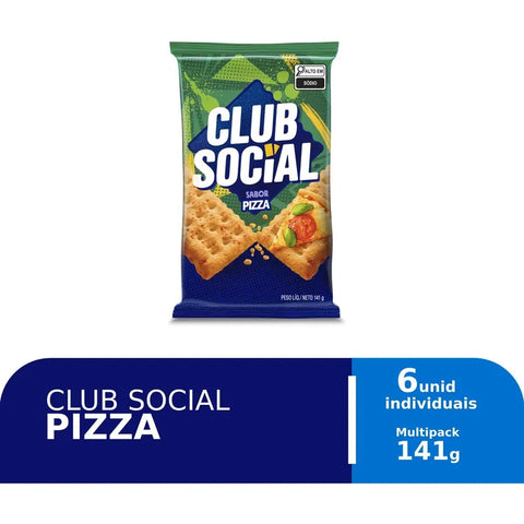 Biscoito Clube Social Pizza 141g