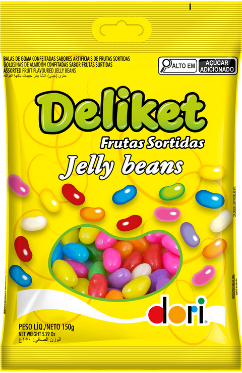 Jelly Beans Deliket Frutas Dori 150g