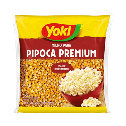 Yoki Premium Milho para Pipoca 500g - Corn for Popcorn Premium