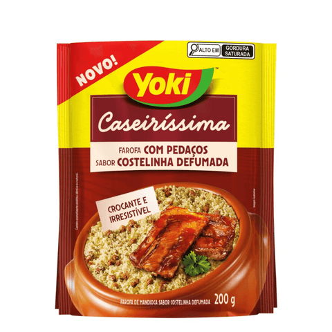Farofa Sabor Costelinha Yoki 200g