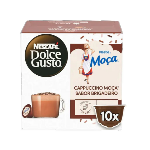 NESCAFÉ® DOLCE GUSTO Cappuccino Moça Brigadeiro - - 10 Cápsulas