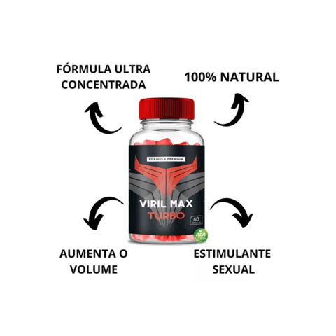 Viril Max Turbo Desempenho Máximo - Original - 60 Caps