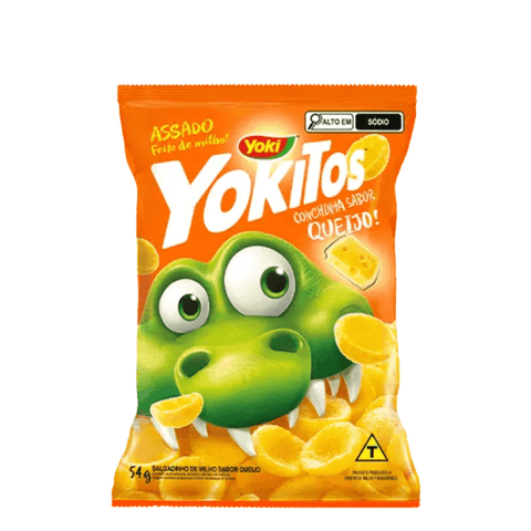 Salgadinho Yokitos Conchinha Sabor Queijo Yoki 54g