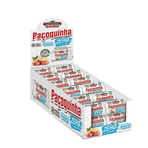 Display Paçoca Rolha 24 Unidades De 18g DaColônia