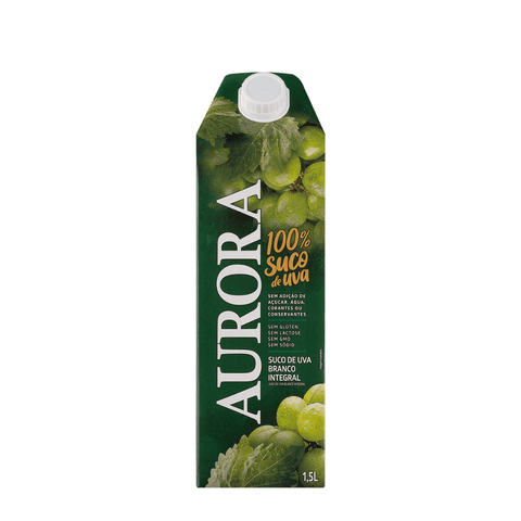 Suco de Uva Branco Integral Aurora 1,5 L