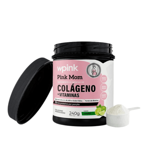 colágeno pink mom de limão - 240g – WPink