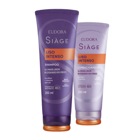 Combo Siàge Liso Intenso: Shampoo 250ml + Condicionador 200ml