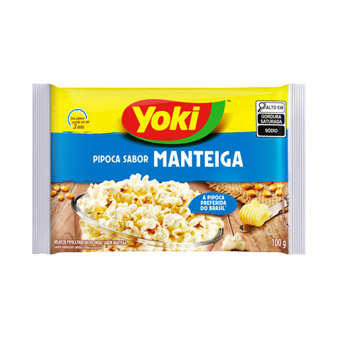 Pipoca Manteiga Yoki 100g