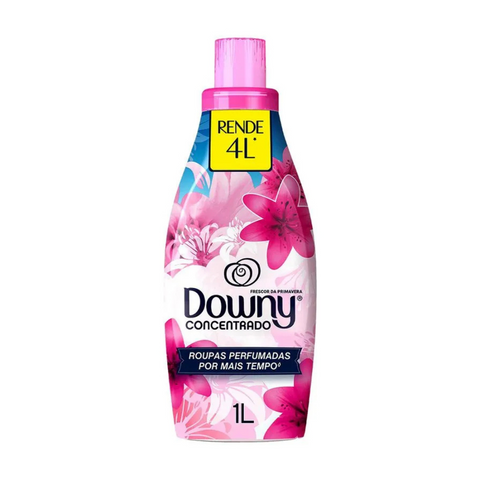 Amaciante de Roupa Concentrado Frescor da Primavera Downy Frasco 1l