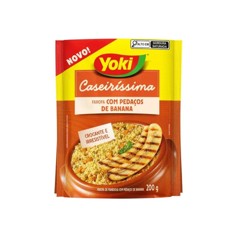 Farofa Com Pedaços De Banana - Caseirissima Yoki 200g