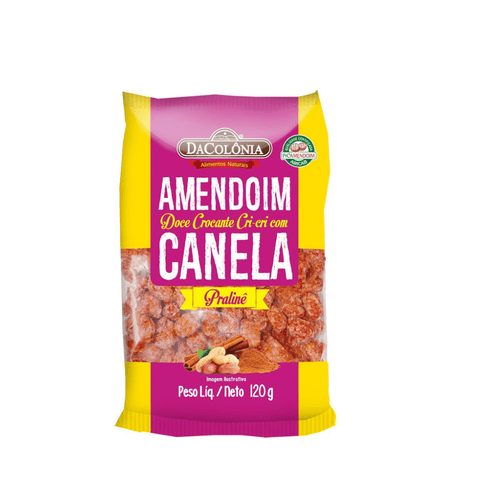 Amendoim Doce Cri-Cri  com Canela 120g DaCôlonia