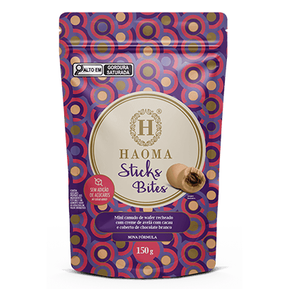 Stick Bites Chocolate Branco - MEUBRASILONLINE