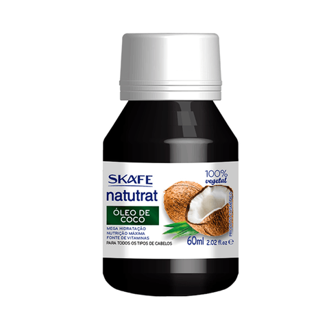 Óleo De Coco 100% Vegetal Skafe Natutrat 60ml