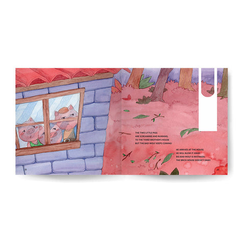 Livro Os Três Porquinhos - Versão em Inglês - Estrela Cultural