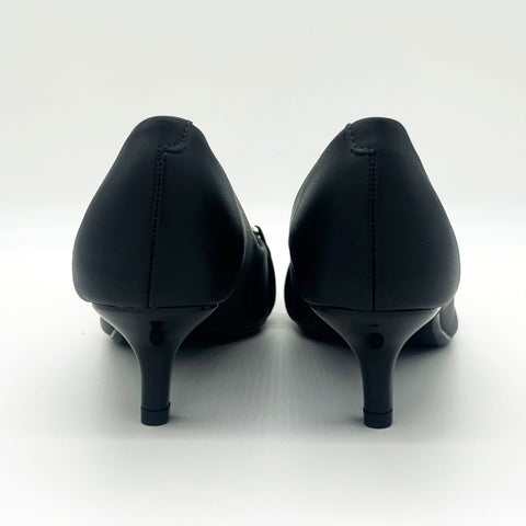 Vizzano 1122-887 Kitten Heel Pointy Toe Pump in Black