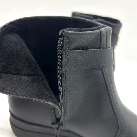 Modare 7085-101 Flat Ankle Boot in Black