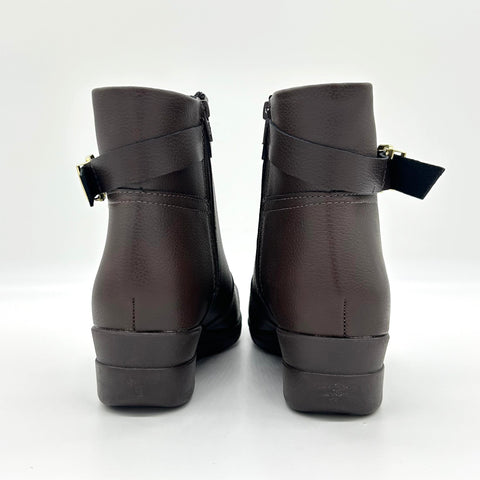 Modare 7085-101 Flat Ankle Boot in Coffee