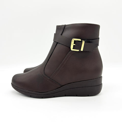 Modare 7085-101 Flat Ankle Boot in Coffee