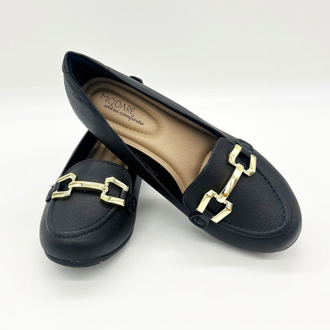 Modare 7032-542 Low Heel Loafer in Black