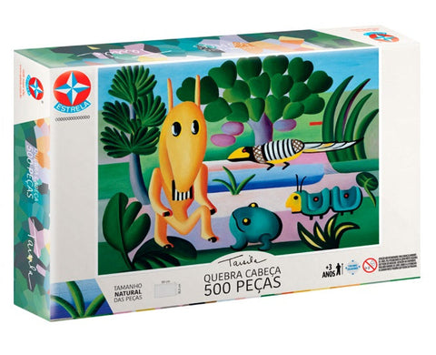 Brazilian Original Estrela Jigsaw Puzzle Tarsila do Amaral "A Cuca" 500 pieces