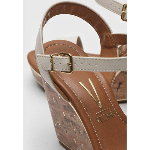 Vizzano 6283-4700 Wedge Sandal in Off White Napa