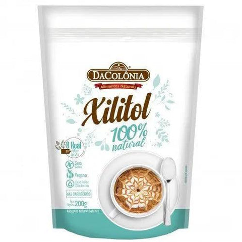 Adocante Natural Xilitol DaColonia 200g - MEUBRASILONLINE