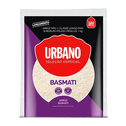 Arroz Basmati Tipo 1 Urbano 1Kg - MEUBRASILONLINE