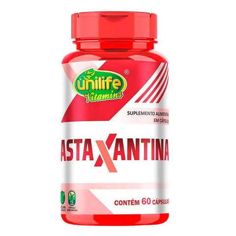 Astaxantina Unilife 60 Caps - MEUBRASILONLINE