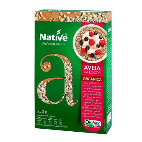 Aveia Em Flocos Orgânica Native 250g - MEUBRASILONLINE