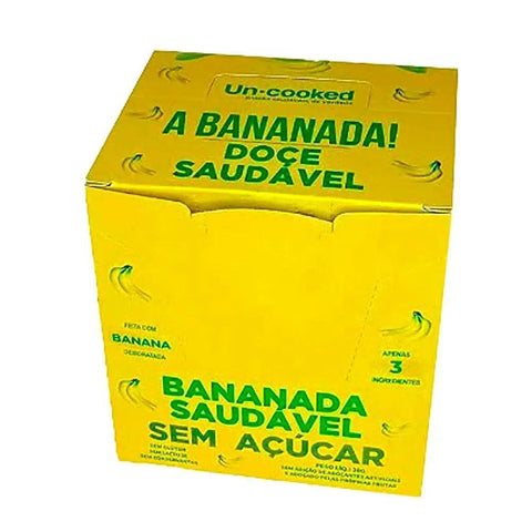 Bananada Sem Açúcar Uncooked (Cx 28un de 20g) - MEUBRASILONLINE
