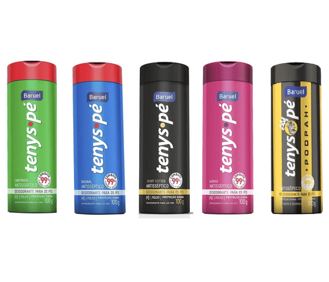 Baruel Talco Antisséptico Tenys 100g - Unidade