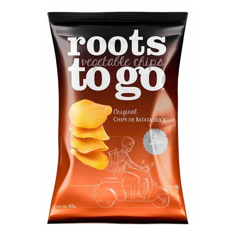 Batata Doce Chips Roots To Go 45g - MEUBRASILONLINE