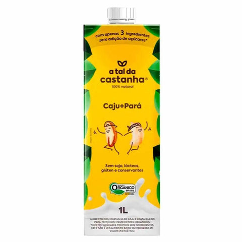 Bebida de Castanha de Caju + Pará A Tal da Castanha 1L - MEUBRASILONLINE