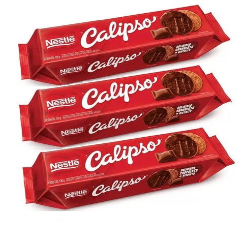 Biscoito CALIPSO® Coberto 3 x 130g - MEUBRASILONLINE