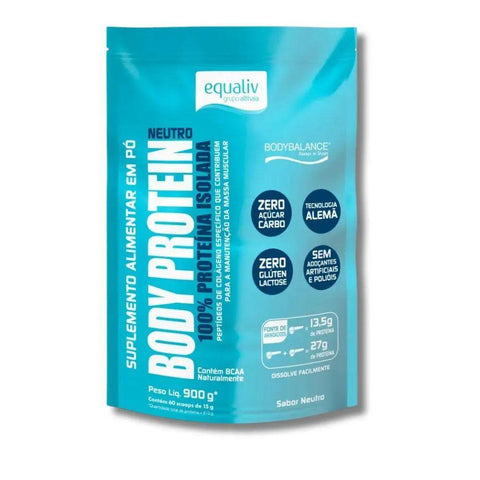 Body Protein Neutro Equaliv 900g - MEUBRASILONLINE