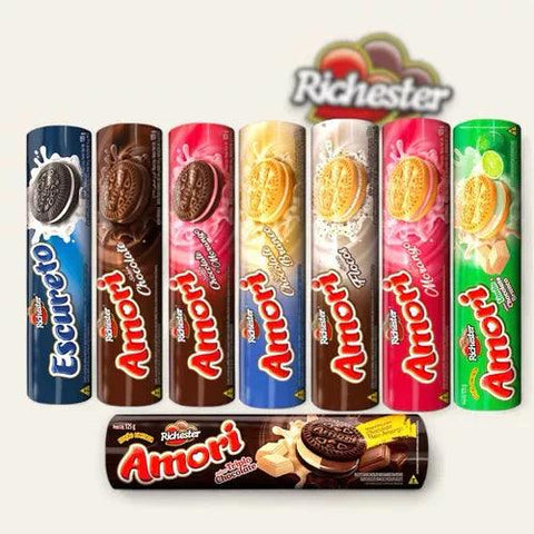 Kit com 4 - Biscoito recheado Amori Richester