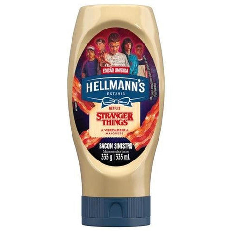Maionese Hellmann´s Bacon 335g - Edição limitada Stranger Things