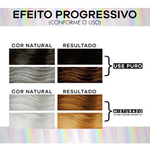 Mascara Neutralizante Anti-Fios Brancos Lé Charme´s 300ml