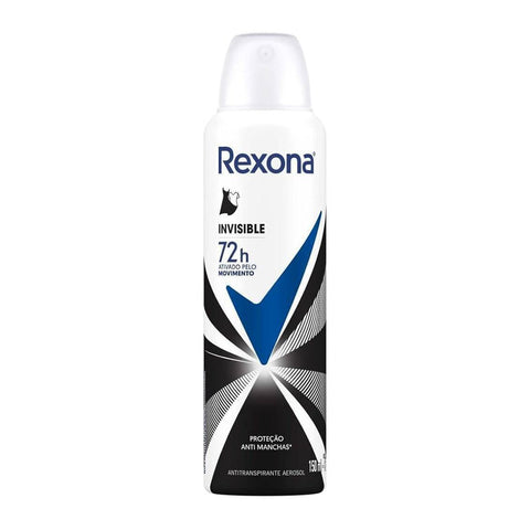 Desodorante Feminino Invisible Rexona 150ml - MEUBRASILONLINE