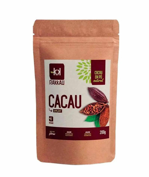 Cacau Premium Em Pó Rakkau 200g - MEUBRASILONLINE