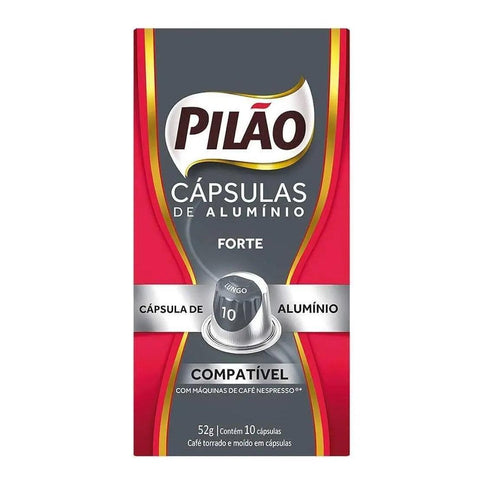 Cafe Forte em Capsula Pilao 52g - MEUBRASILONLINE