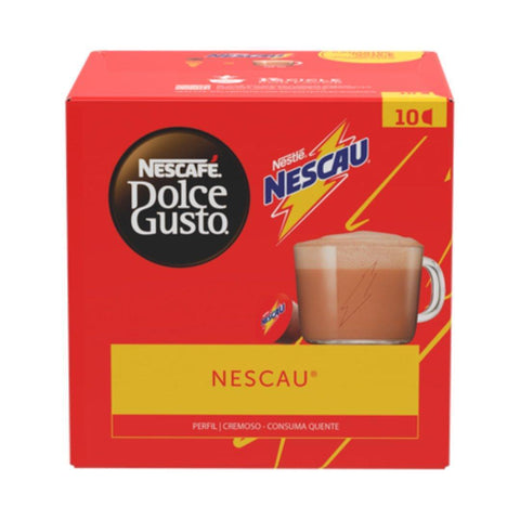 Café Nescafé Dolce Gusto Nescau 10 Capsulas 230g - MEUBRASILONLINE