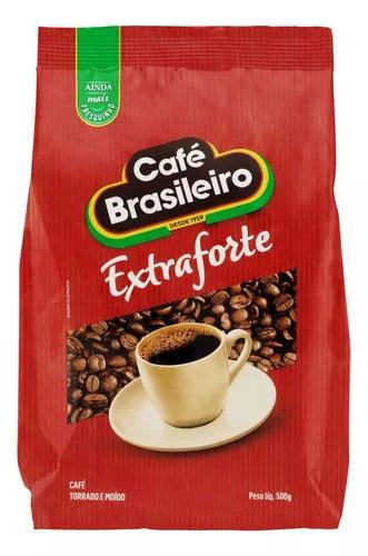 Café Torrado e Moído Extraforte Pacote 500g Café Brasileiro