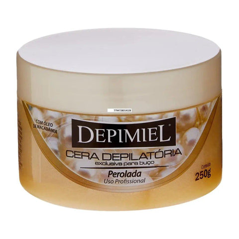 Cera Depilatória Depimiel para Buço Pérola 250g - MEUBRASILONLINE