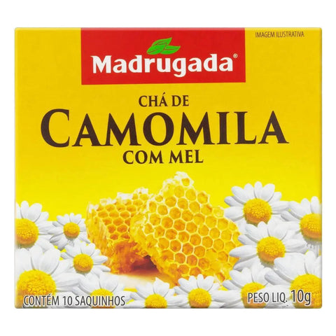 Cha de Camomila Com Mel Madrugada 10g - MEUBRASILONLINE